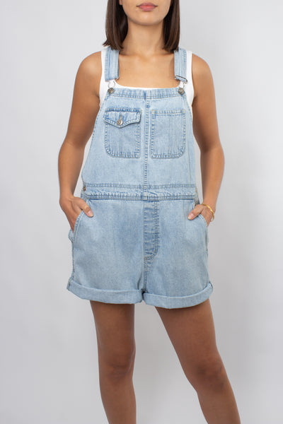 Denim Overalls - Light Blue - 3 Sizes S & L & XL