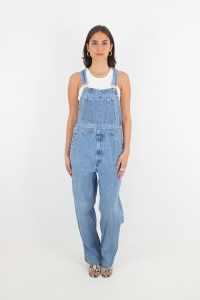 Mid Blue Long Denim Overalls - GAP (#4) - 2 Sizes XS & XL